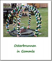 osterbrunnen in gommla